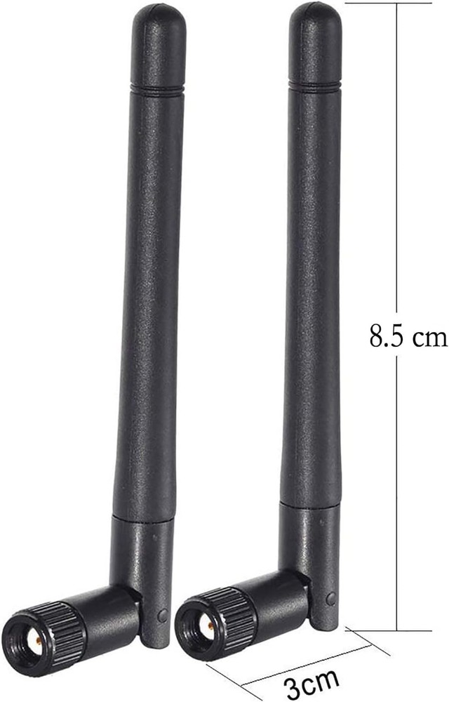 Versatile 2-Pack Dual Band WiFi Antennas - Maximum Signal for Various Devices