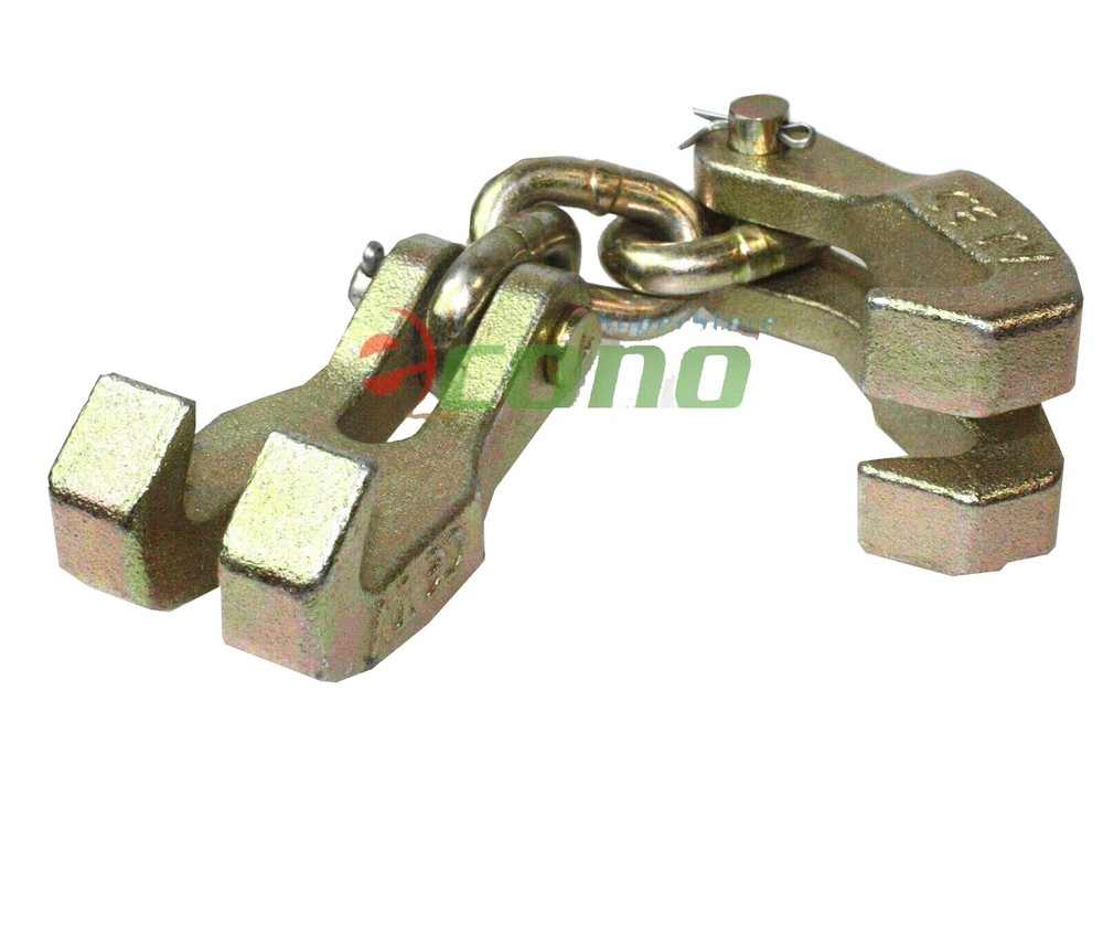 Double Claw Hooks Chain Shortener Connector Bumper Hook Pull Auto Body Repair