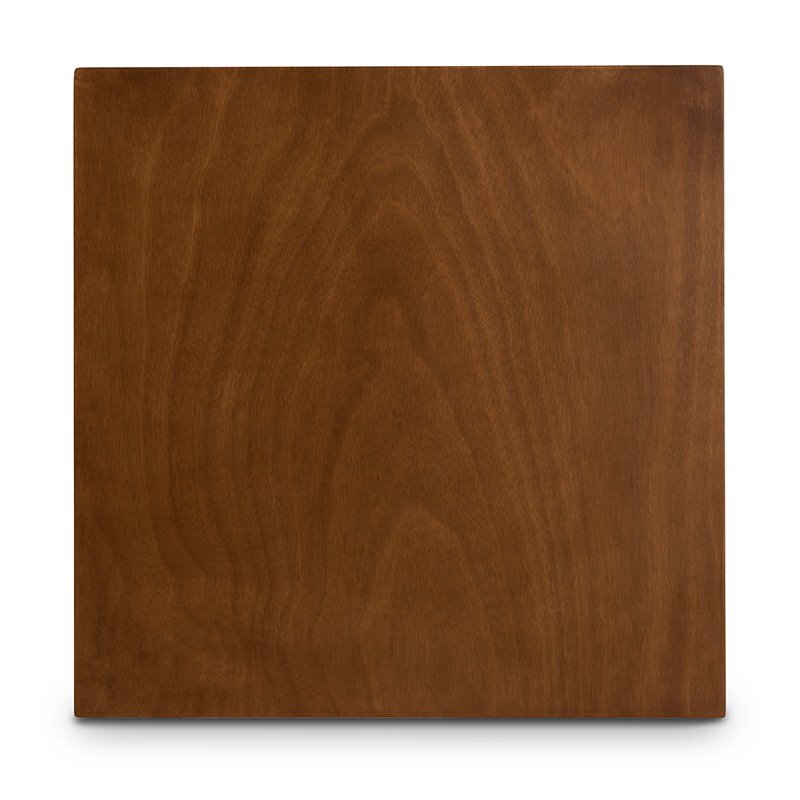 Baxton Studio Lenoir Walnut Brown Finished Wood Counter Height Pub Table