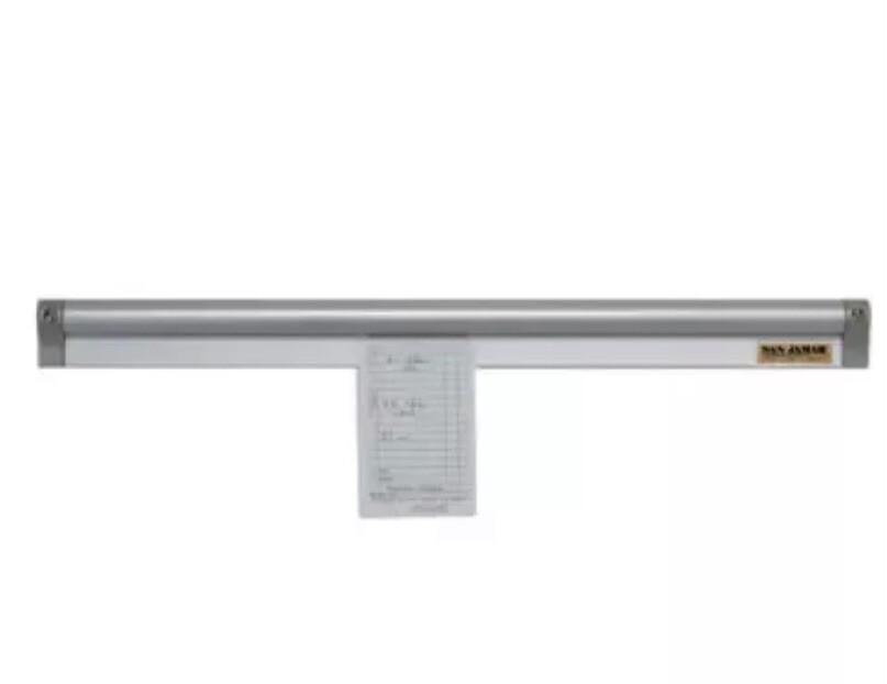 San Jamar CK6548A Aluminum 48 Slide Check Rack"