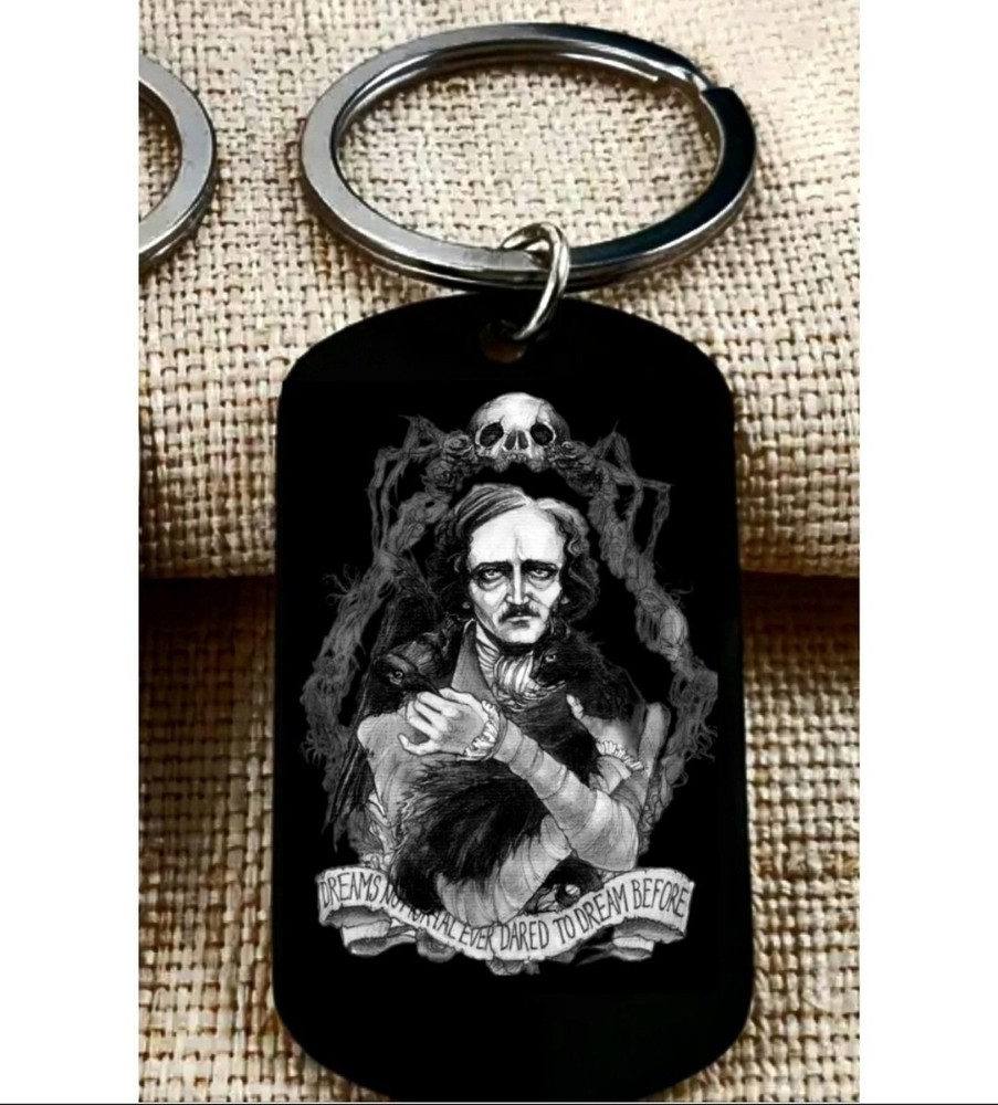 Allen Poe Hot Art Keychain