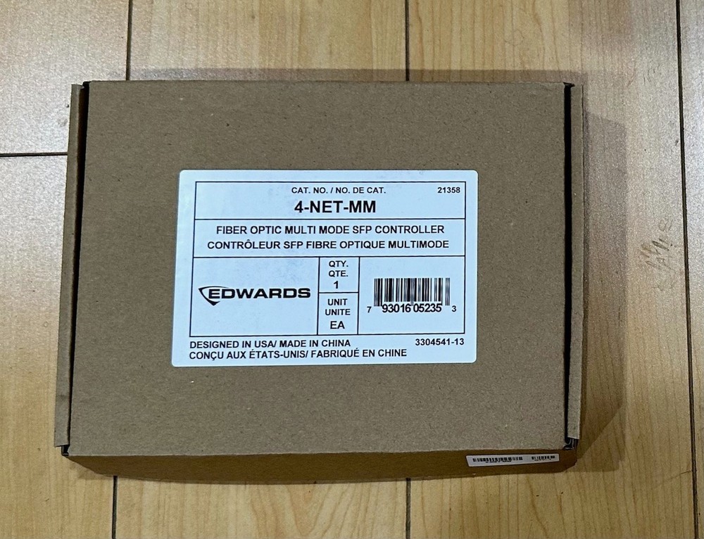 Edwards 4-NET-MM Fiber Optic Multi Mode SFP Controller