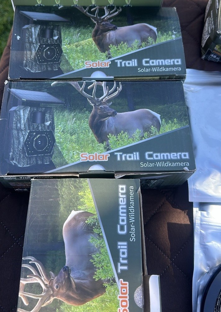 Solar Trail Camera Waterproof Camouflage