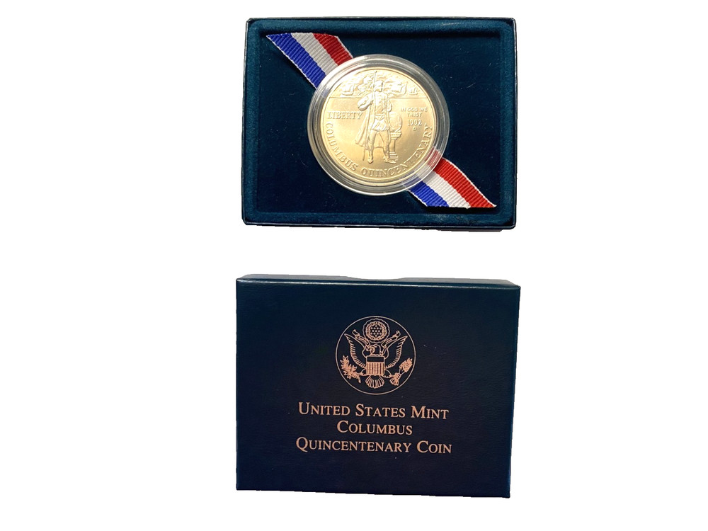 1992 D Columbus Silver Dollar