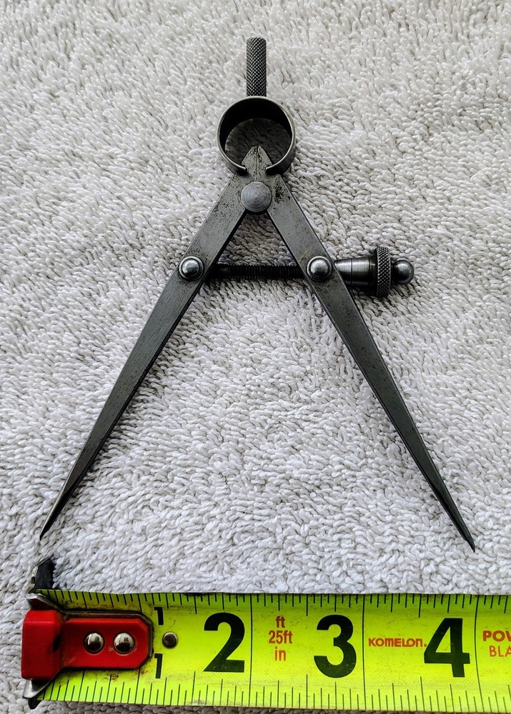 🗽 VINTAGE LUFKIN RULE 4" DIVIDER MACHINIST/ TOOLMAKER