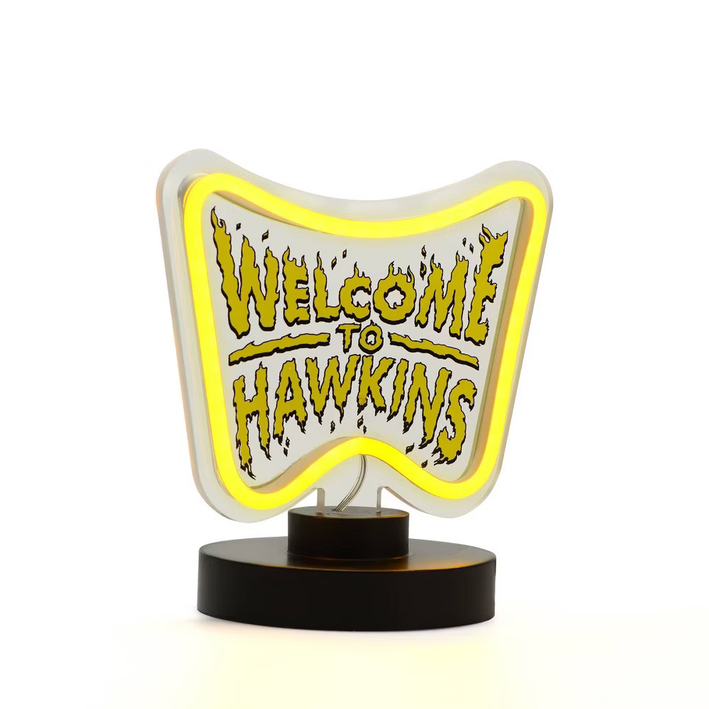 Stranger Things Welcome to Hawkins Neon Logo