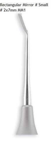 DENTAL INSTRUMENT ORAL MICRO MIRRORS RECTANGULAR MIRROR # SMALL 2X7 MMI Professi