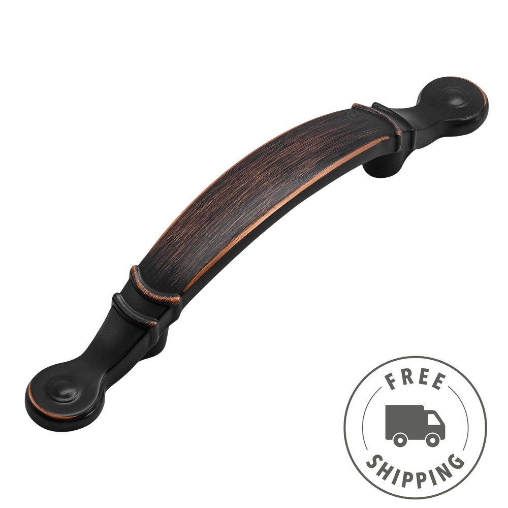 Oil Rubbed Bronze Cabinet Hardware Arched Cabinet Pull Drawer Pull Dresser Pull