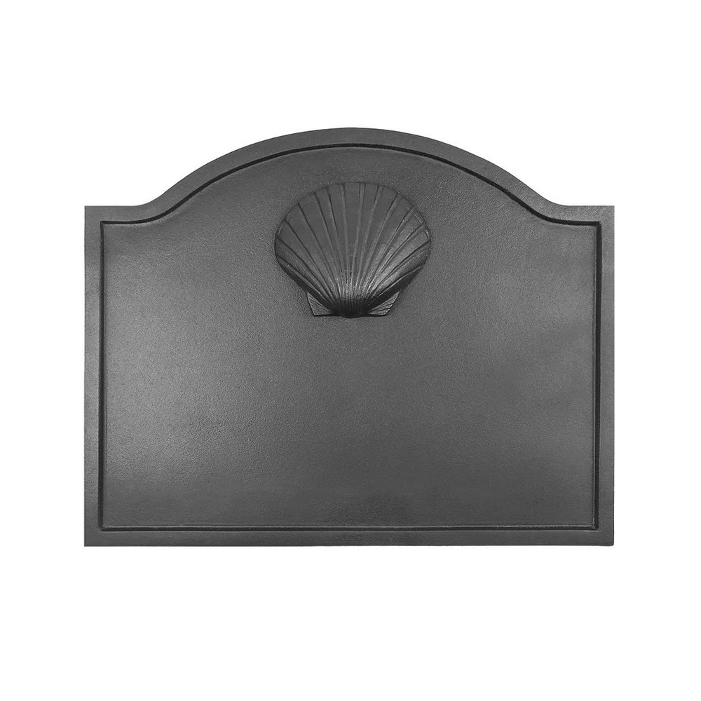 Minuteman International Shell Cast Iron Fireback, Small