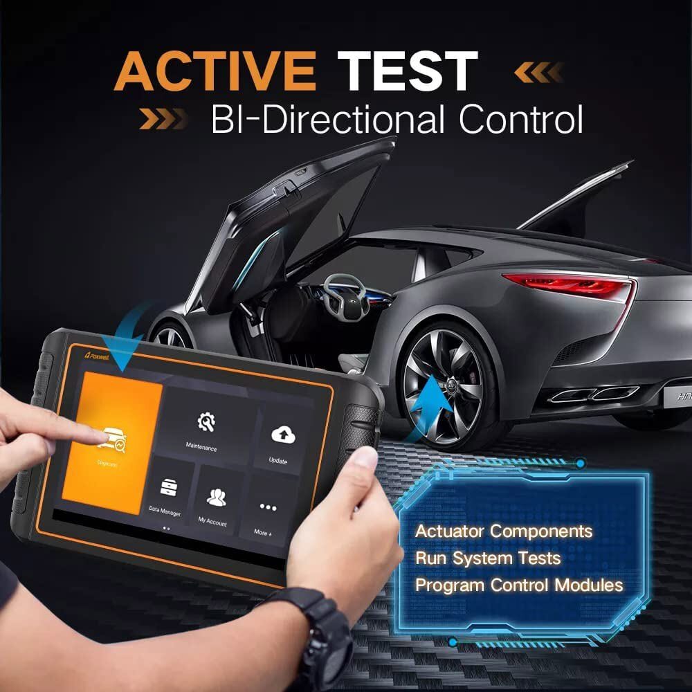 BIDIRECTIONAL OBD2 SCANNER BLUETOOTH CAR DIAGNOSTIC TOOL ACTIVE TEST FULL SYSTEM