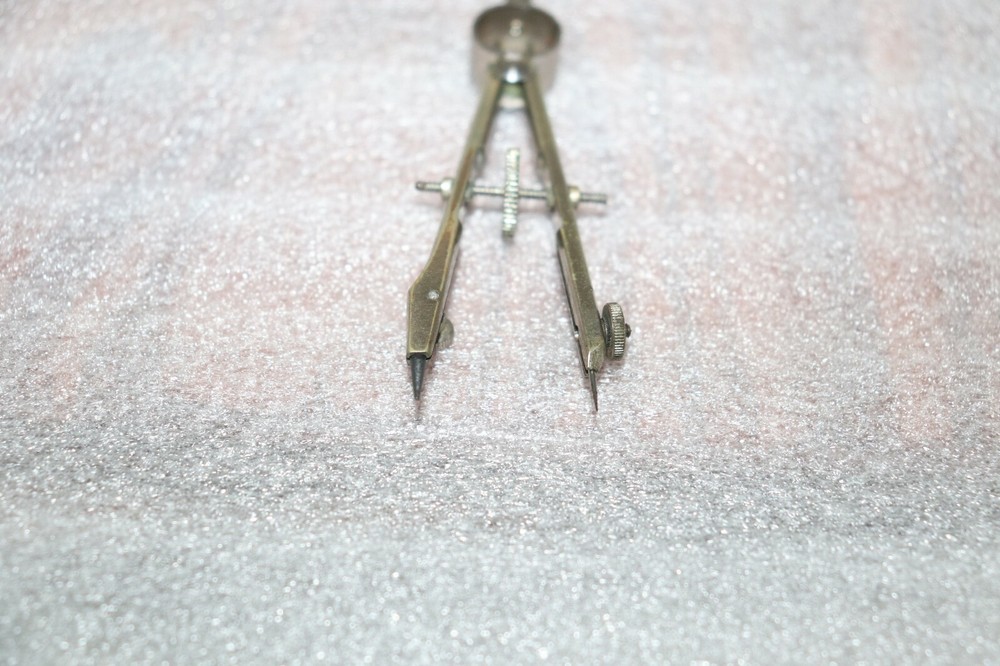 Dietzgen 3 1/2" Drafting Compass Made In Germany 1 5/8" span
