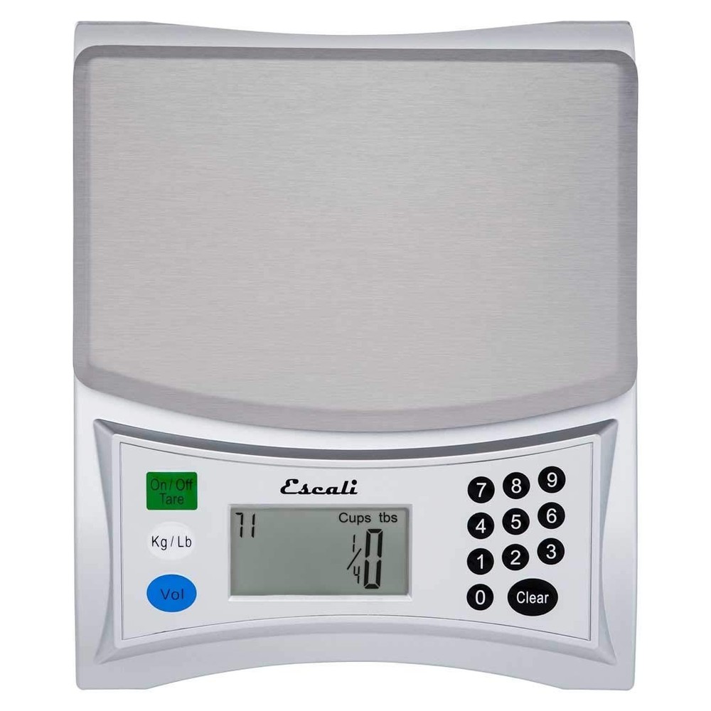 Escali Pana V136 Large Volume Measuring Kitchen/Baking/Cooking Scale, Preprogram