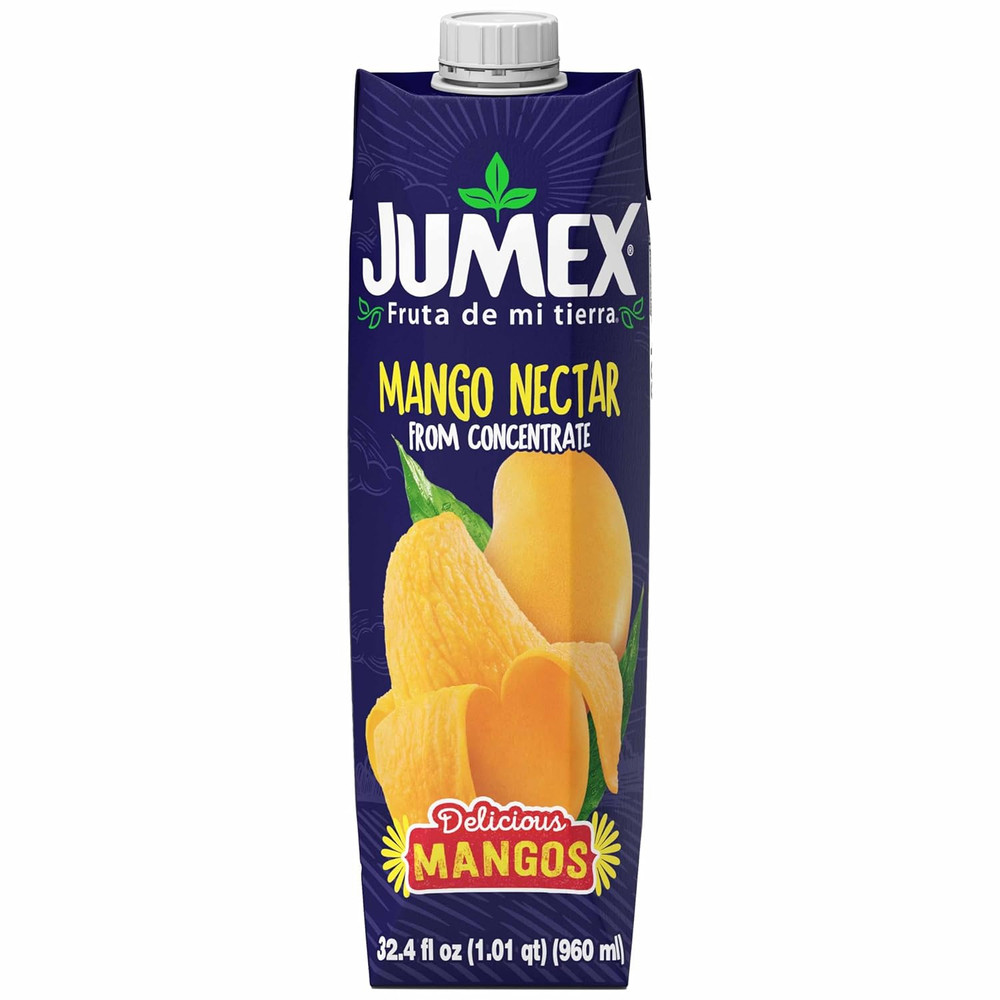 Mango Nectar - Mango Juice Nectar Made with Fresh Fruit Puree - Tropical Fruit J