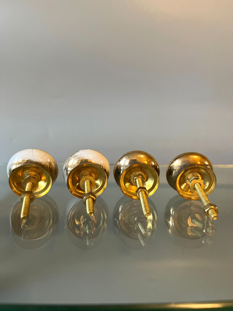 Vintage Clock Face Cupboard Knobs set of four