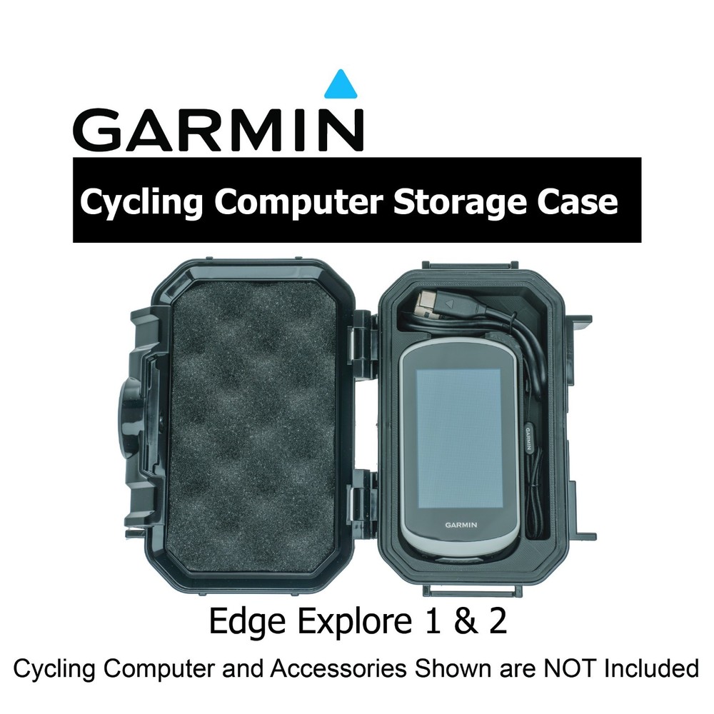 Garmin Edge Explore 1 & 2 Bicycle Cycling Computer Custom Storage Carrying Case