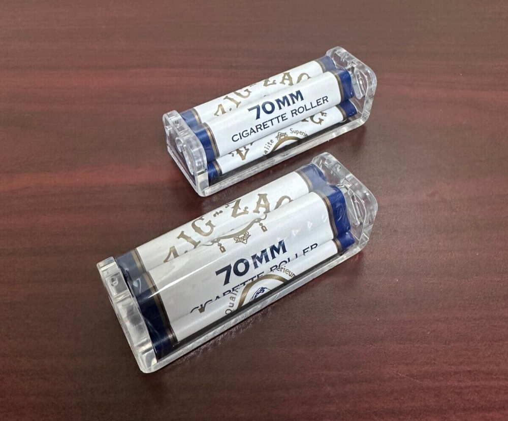 ZIG ZAG 70mm Cigarette Rolling Machine -2 Packs