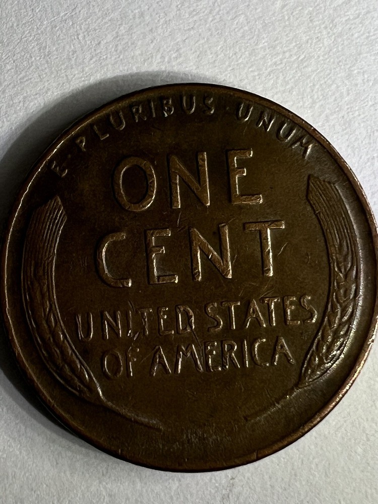 1944 D Lincoln cent penny Obverse And. Reverse Struck Errors