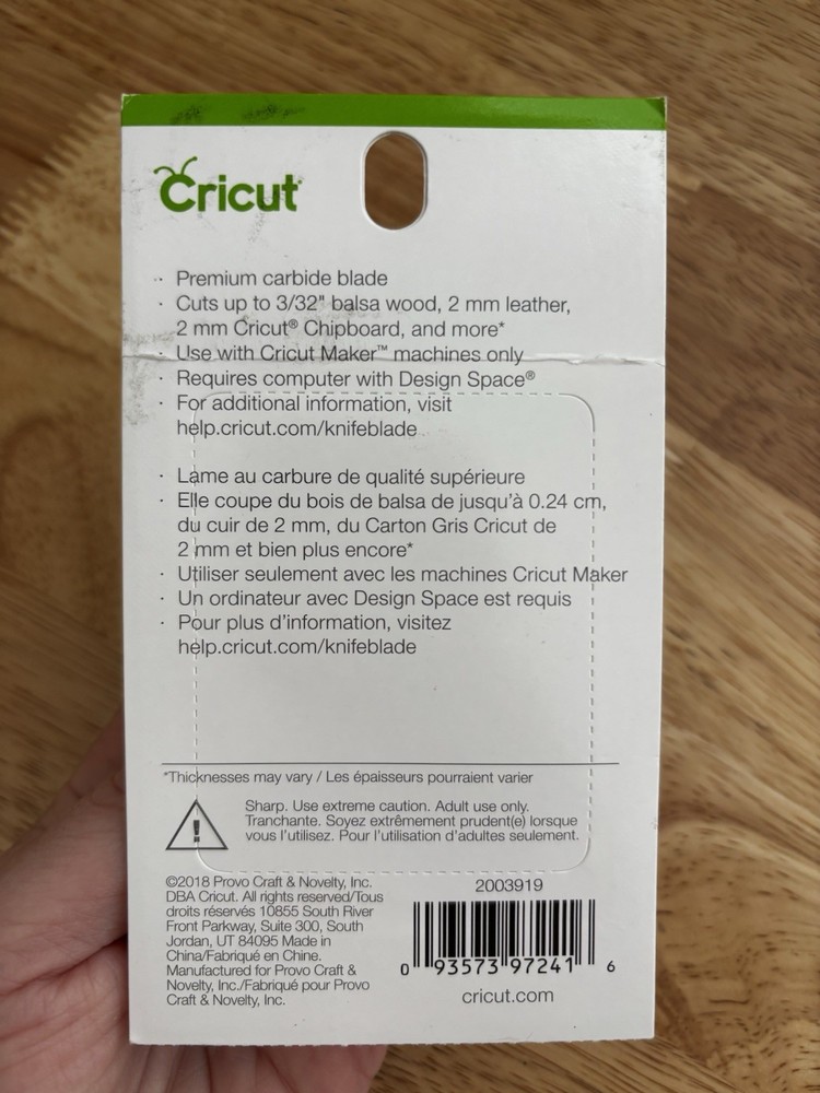 Cricut Knife Blade Kit