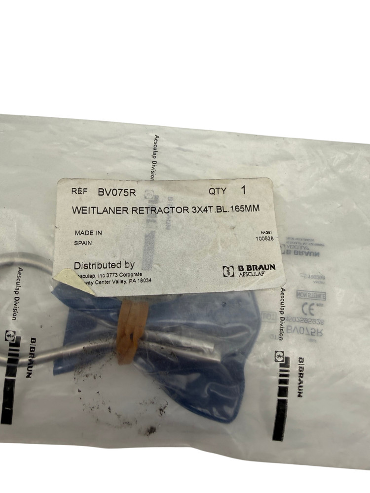 Aesculap BV075R Weitlaner Retractor 165mm