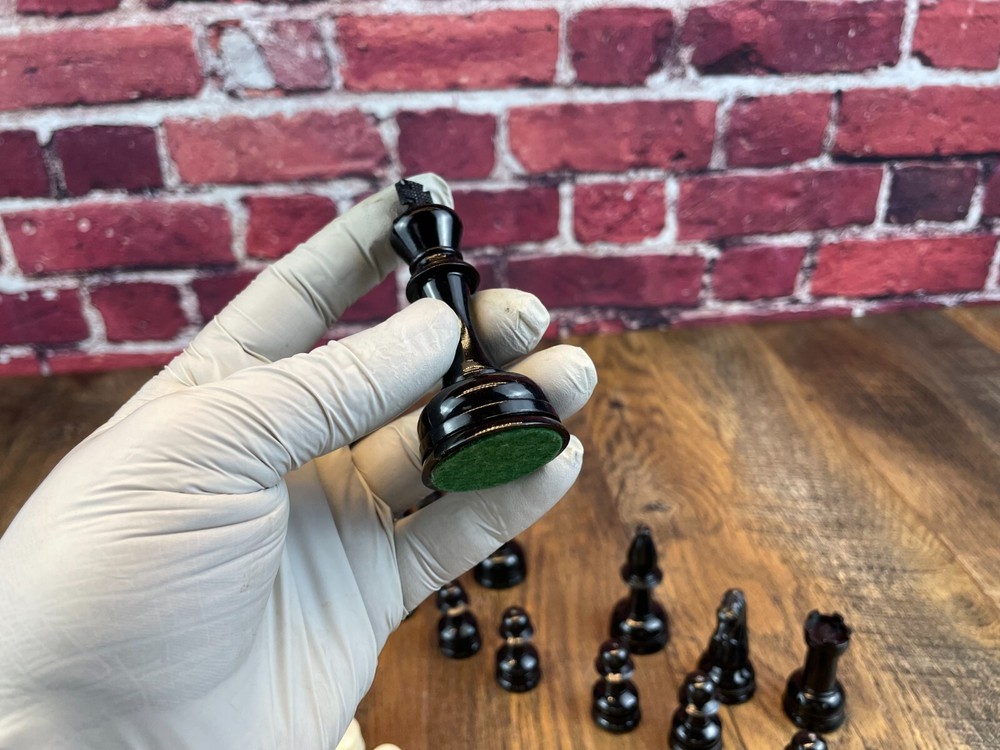 Vintage E.S. LOWE CHESS SET ONLY - Complete Set Without Board Case or Any Papers