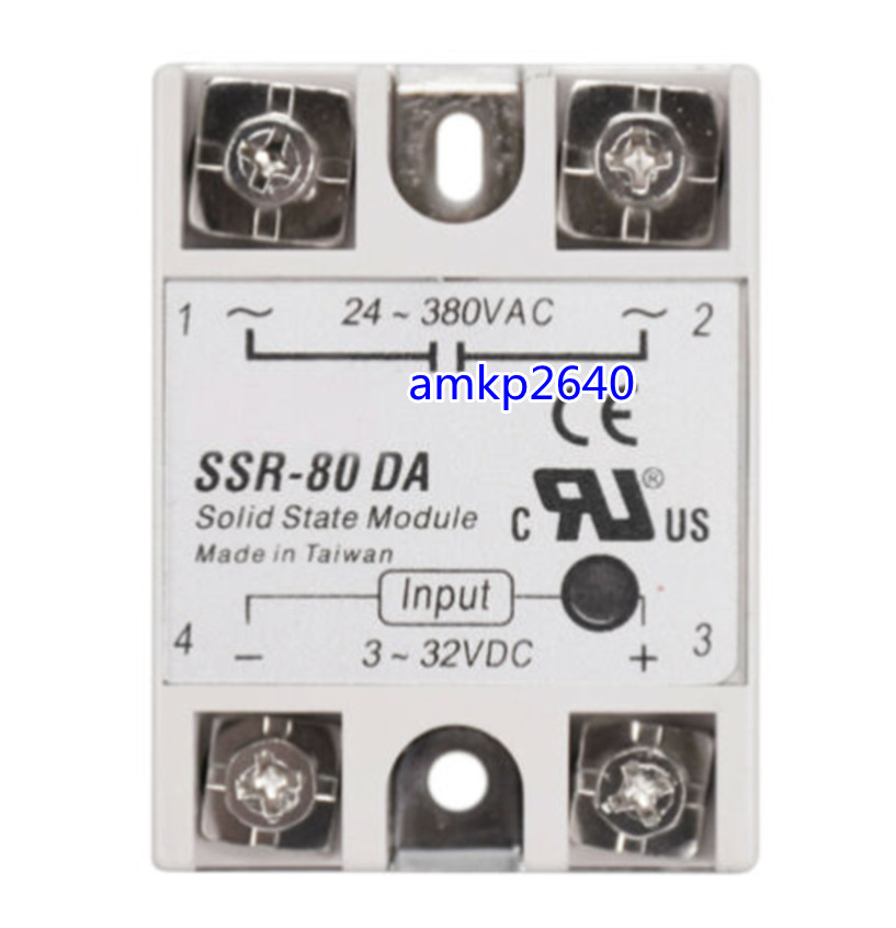 for FOTEK SSR-80DA DC-AC 80A Solid State Relay input 3-32VDC output 24-380VA #am