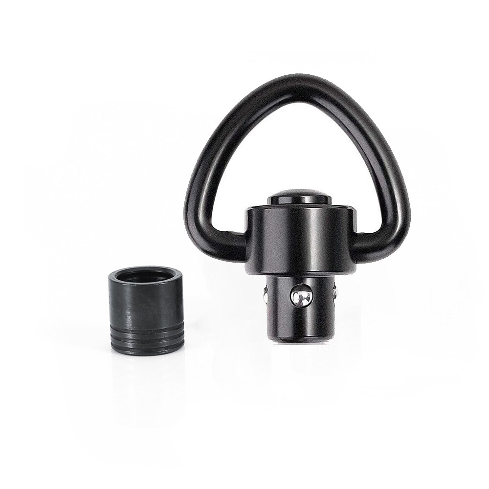 2Pcs Push Button QD Quick Detach/Release Heavy Duty Sling Swivel Mount With Base