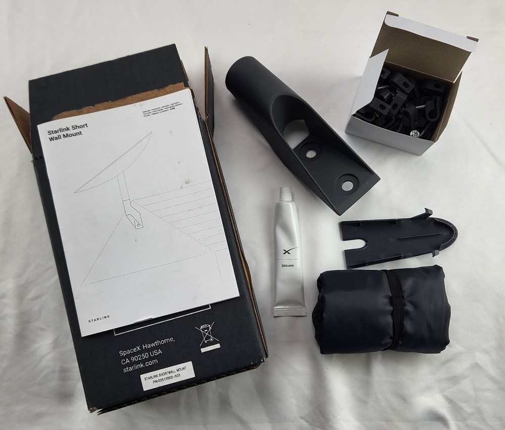 Starlink V2 Short Wall Mount OEM Mounting Kit