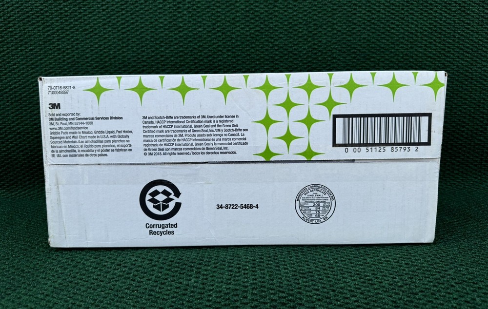 3M 710 Quick Clean Griddle System Starter Kit *NEW SEALED*