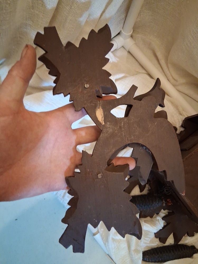 Black Forest Cuckoo Clock Parts Chain 2 Weights Almost Complete Regula Germany