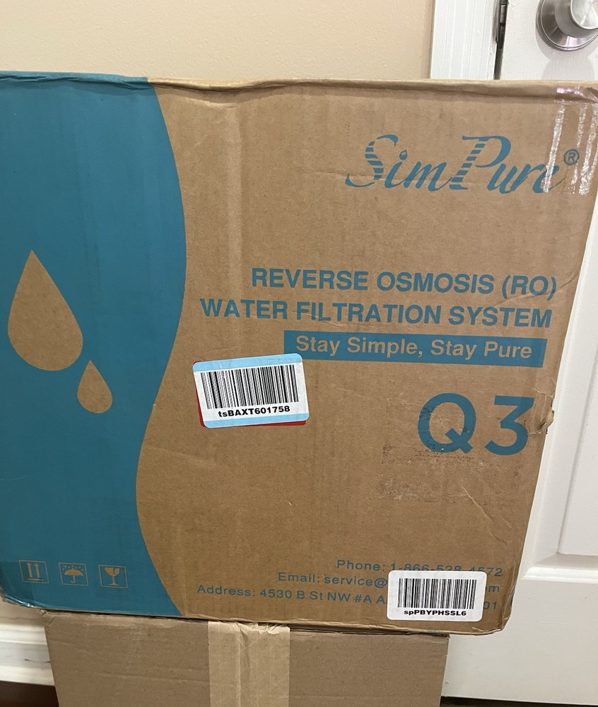 SimPure Q3 Reverse Osmosis Water Filtration System For Brita Maxtra+ White