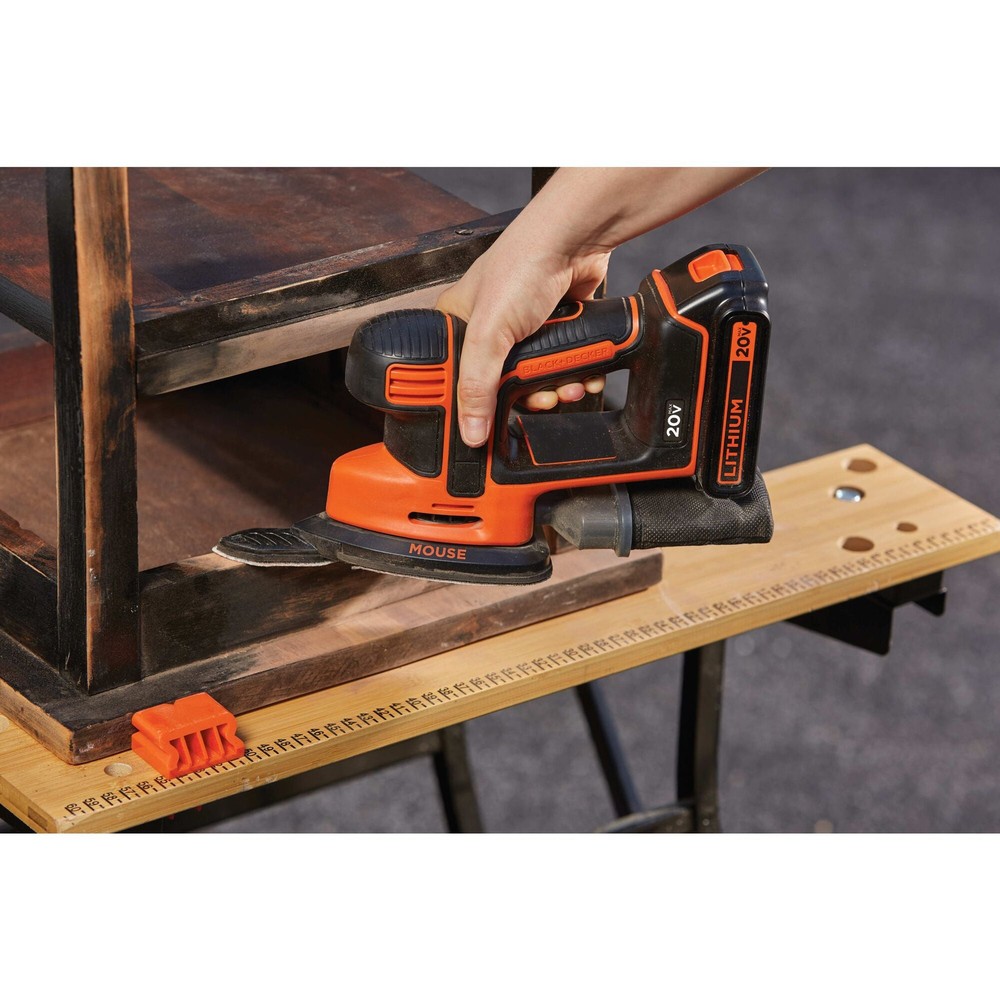 BLACK+DECKER 20V Cordless Mouse Sander - BDCMS20C
