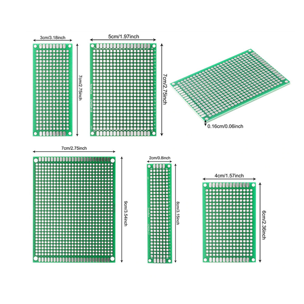 5 pcs Double Sided Prototype Diy Universal Printed Circuit PCB Board For Arduino