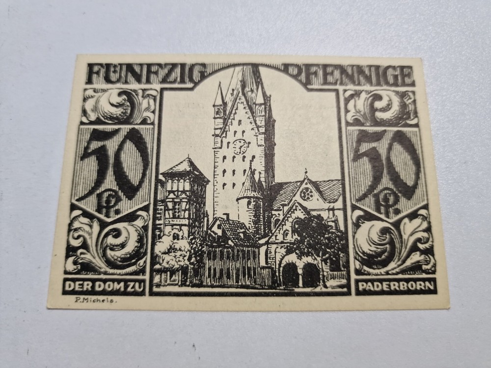 50 Pfennig 1921  Excellent Condition Old BANKNOTE Germany