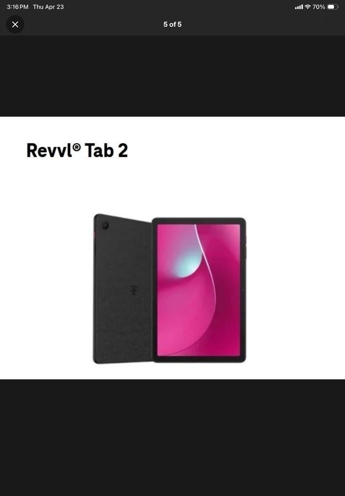 T-Mobile Revvl Tab 2