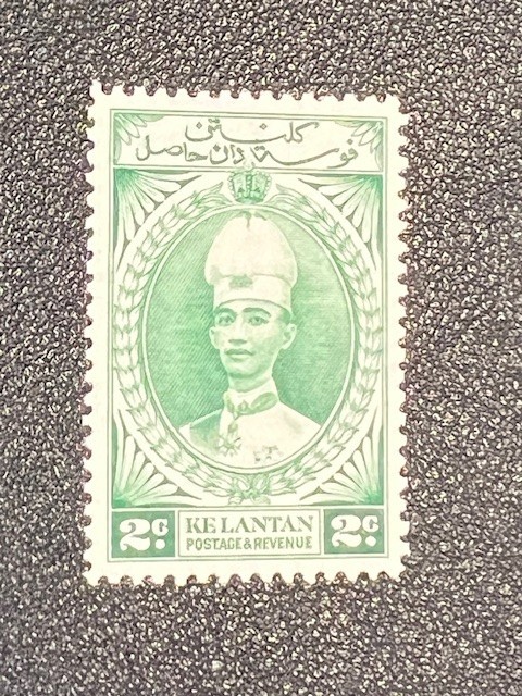 Malaya Kelantan stamp 30 MH