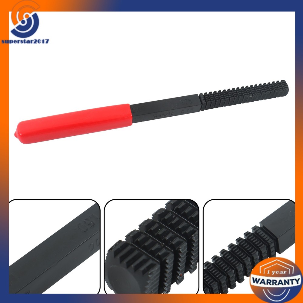 15-Piece Metric Thread Repair Tools Set Thread Restorer Set Rethreading Tool New