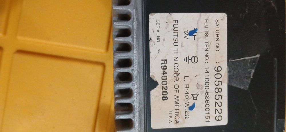 2005 Saturn L Series Amplifier Assembly #90585229