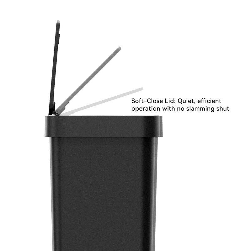 Touchless Motion Sensor Kitchen Trash Can 13 Gallon Automatic Garbage Bin New