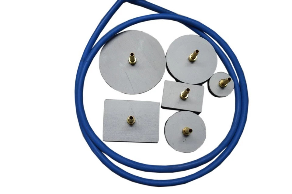 VALVE SEAT LEAKAGE TESTING VACUUM KIT WITH 6 DIFFRENT SHAPE PADS - New