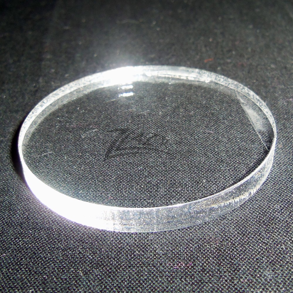 (50) 7/8"x1/4" THICK Clear Acrylic Circle Disc Custom Craft Plastic Plexiglass