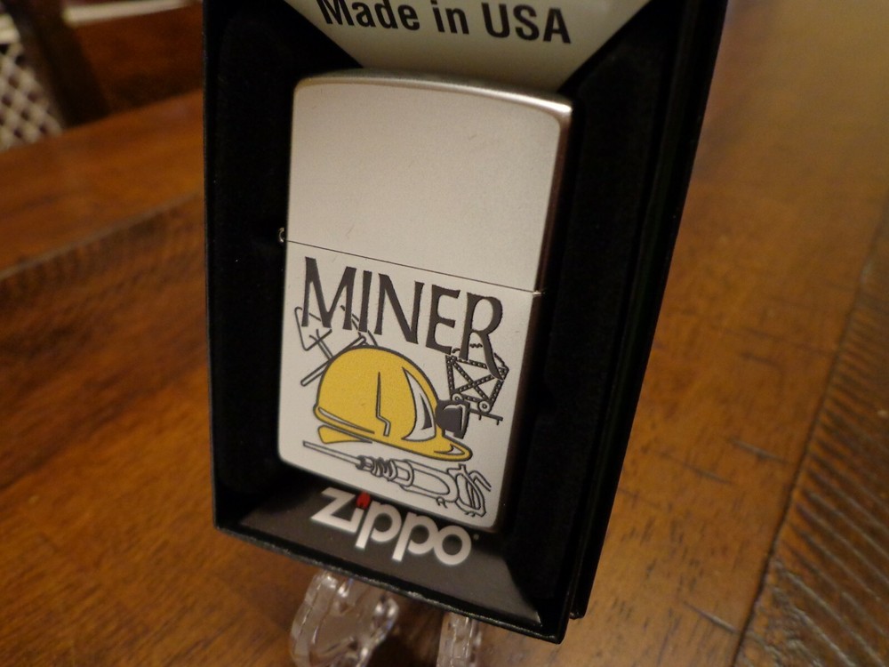 MINER OCCUPATION SERIES ZIPPO LIGHTER MINT IN BOX 2020