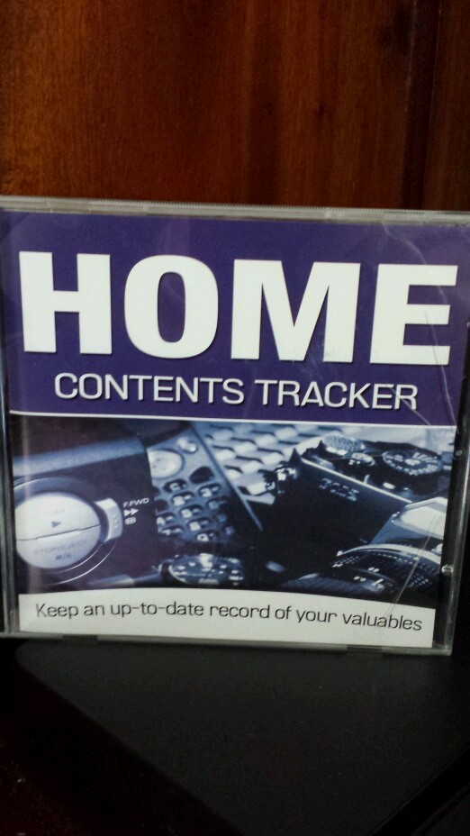 Home Contents Tracker PC PROGRAM