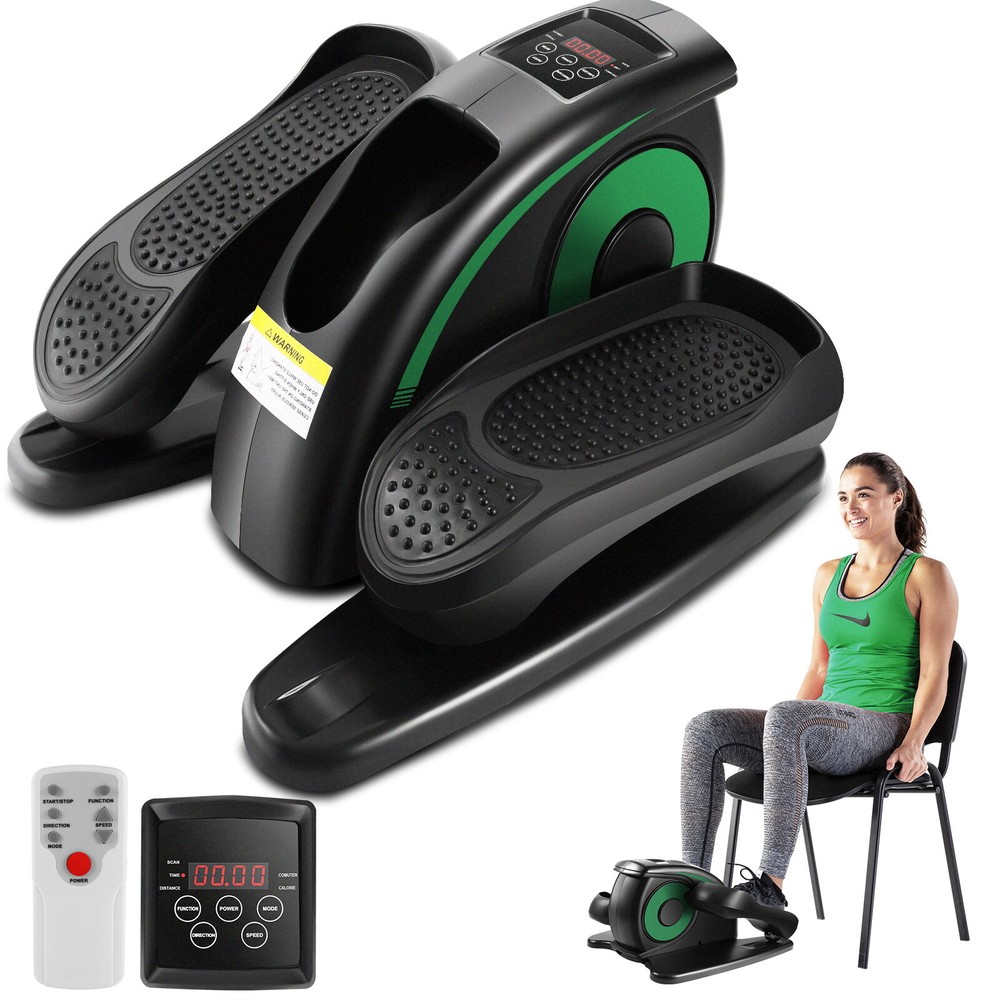 Under Desk Elliptical Electric Seated Mini Pedal Exerciser with Remote Control✨