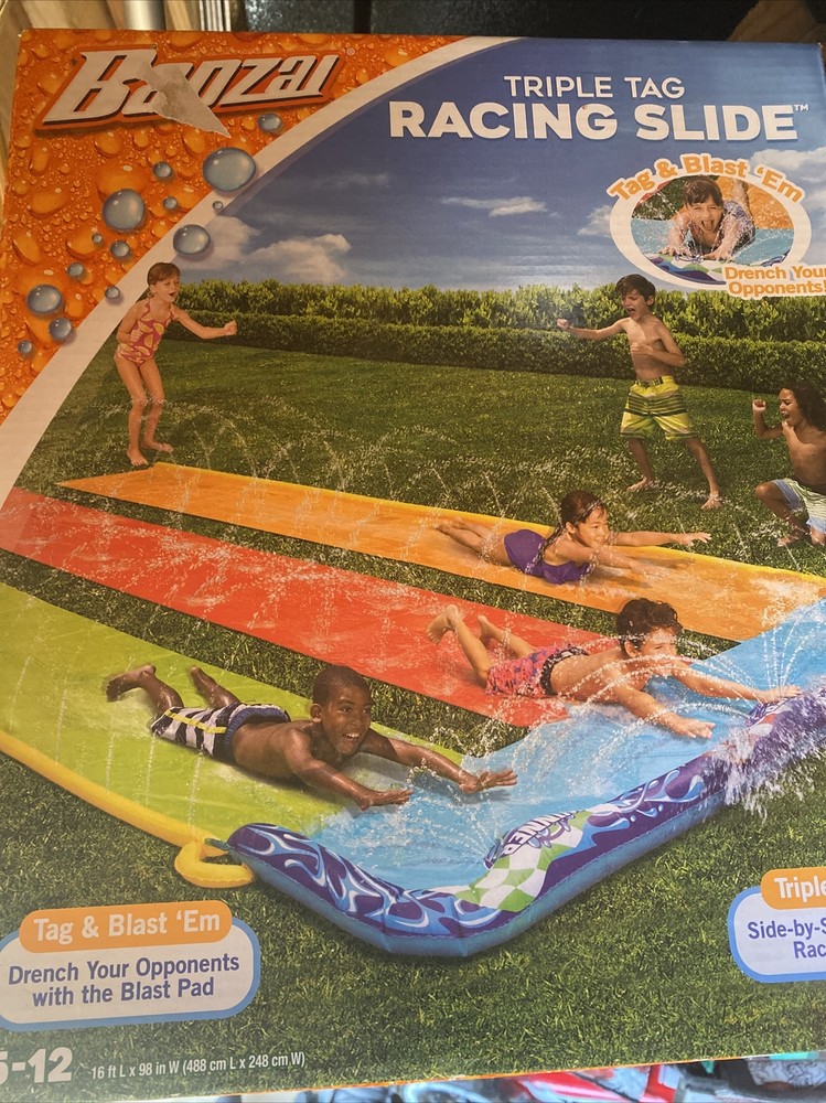 Banzai Triple Tag Racing Slide