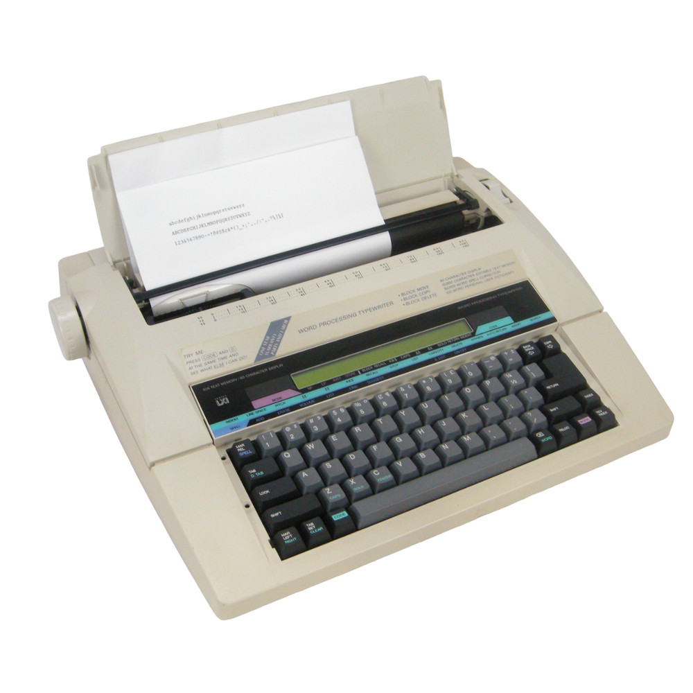Sears Roebuck Portable Word Processing Typewriter 10K Text Memory - GC