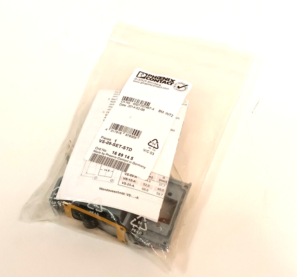 Phoenix Contact VS-09-SET-STD Connector Plug VS09SETSTD