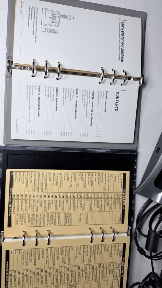 MAGIC SING ED-11000 KARAOKE SYSTEM W/ WIRELESS MICROPHONE