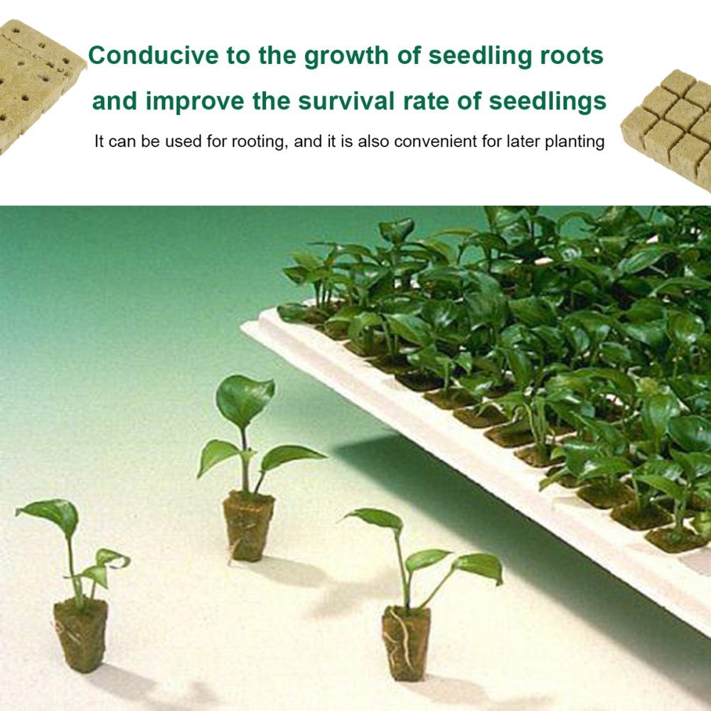 18 Pcs Cultivation Cube Gardening Tools Planting Wool Block
