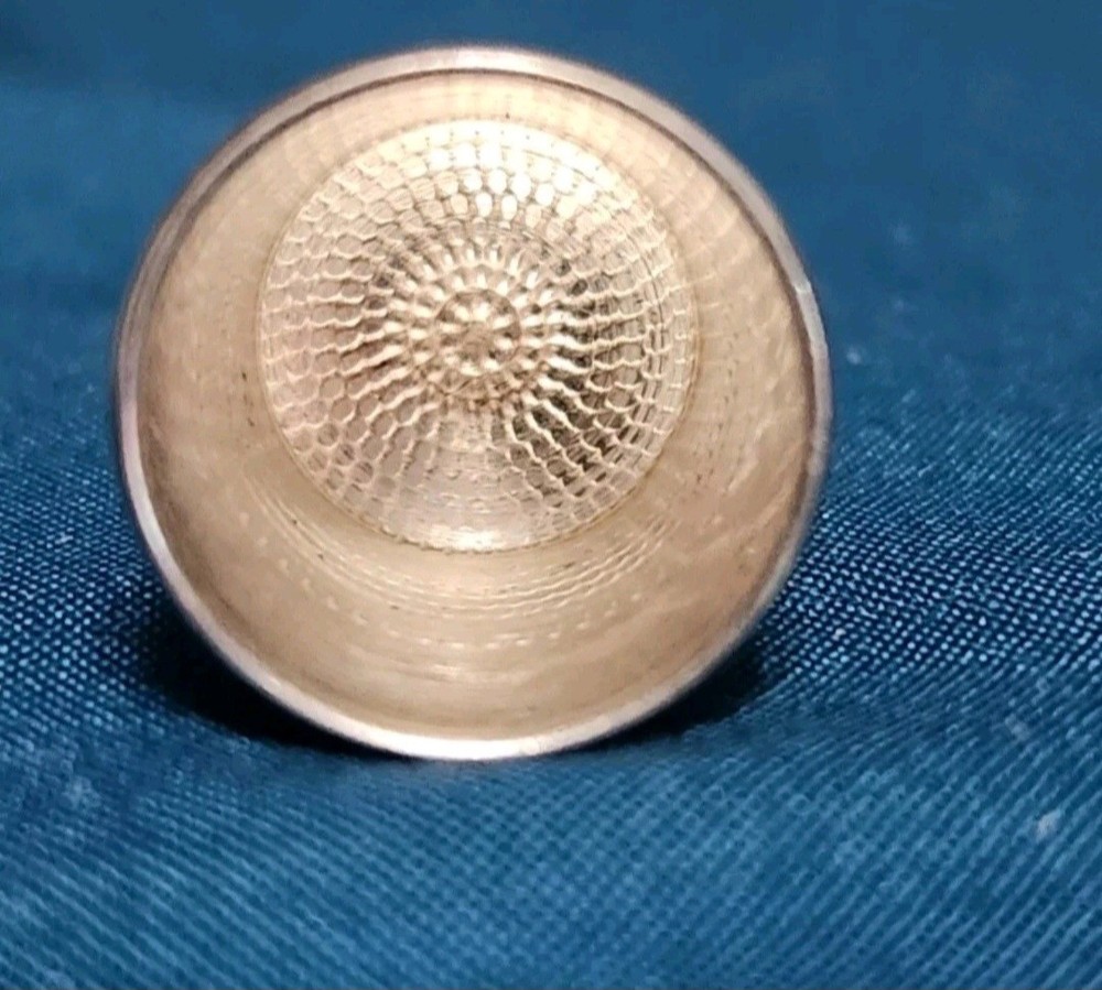 Antique Sterling Silver Thimble Size 9 (No Marker Mark)