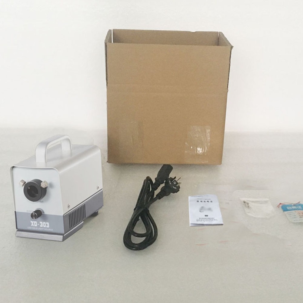 20W LED Fiber Optic Microscope Endoscope Medical Cold Light Source with Handle